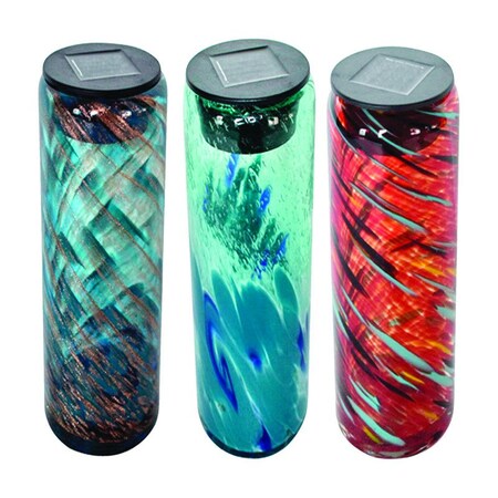 Outdoozie Assorted Glass 7 in. H Outdoor Solar Decor SOT00002-070